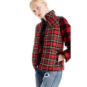 J. Crew Factory Red Plaid Jacket